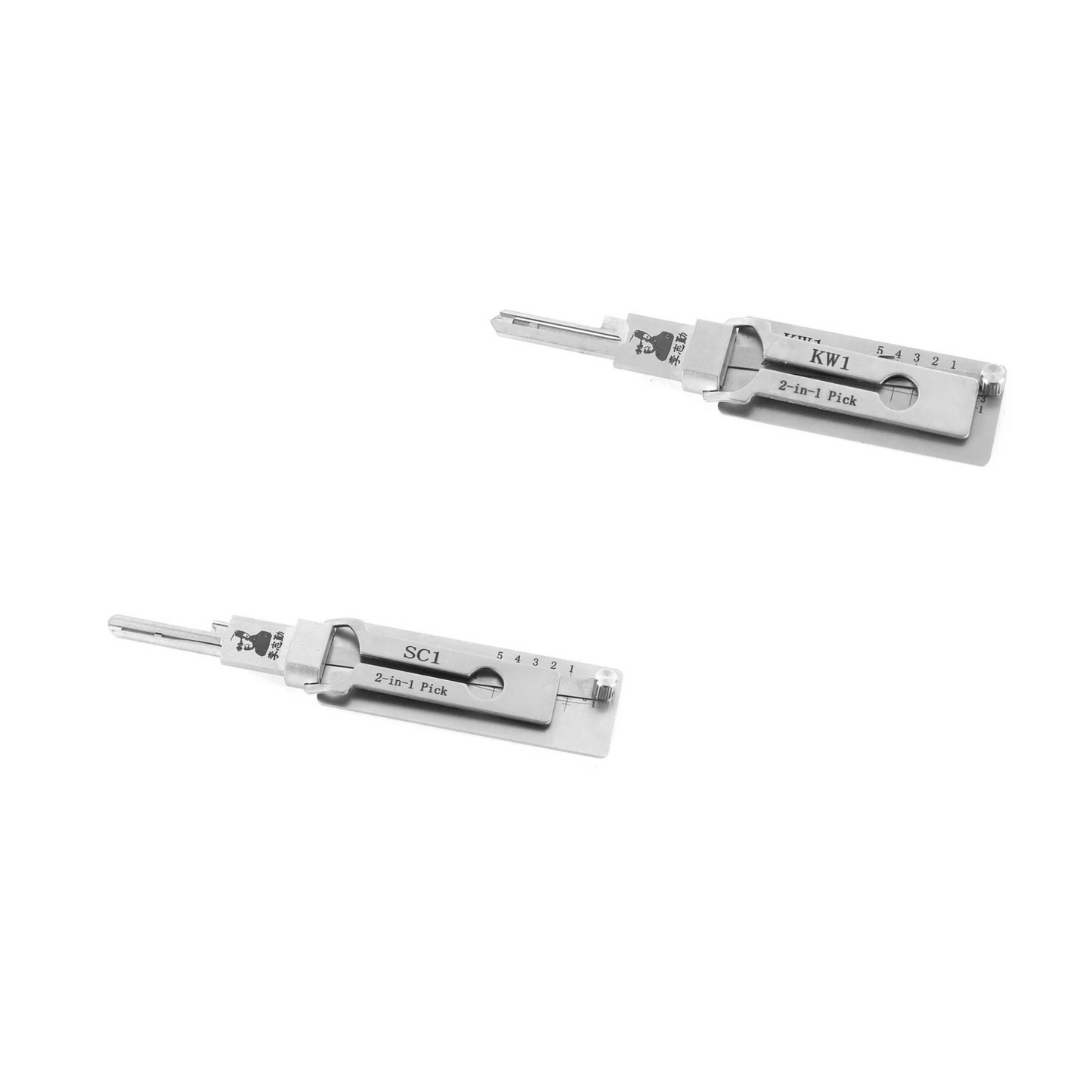 KW1, SC1 Lishi Tool For Most Common Home Locks - Set of 2